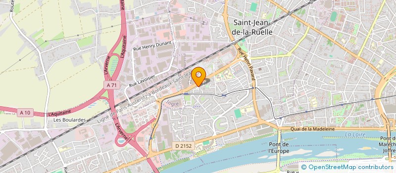 localisation de l'entreprise NOVITI à SAINT-JEAN-DE-LA-RUELLE