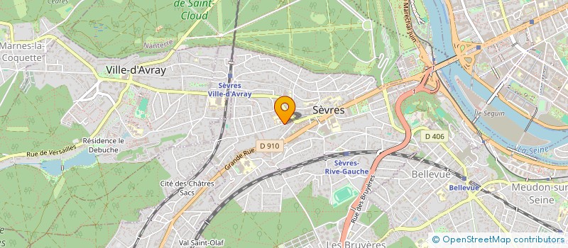 localisation de l'entreprise NOVNA à SEVRES