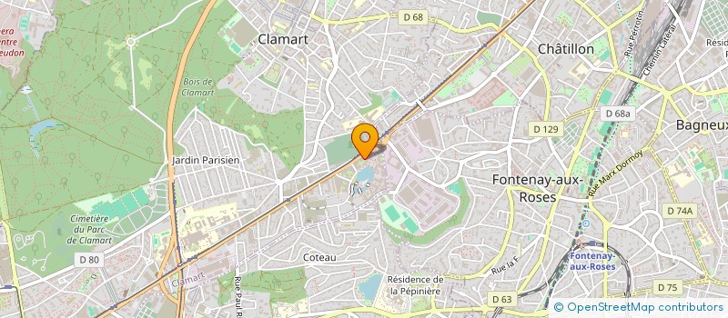 localisation de l'entreprise NOVO à CLAMART