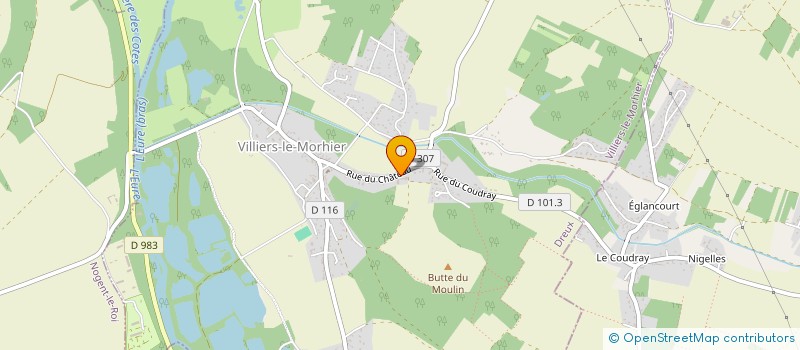 localisation de l'entreprise NOVO AGRI à VILLIERS-LE-MORHIER