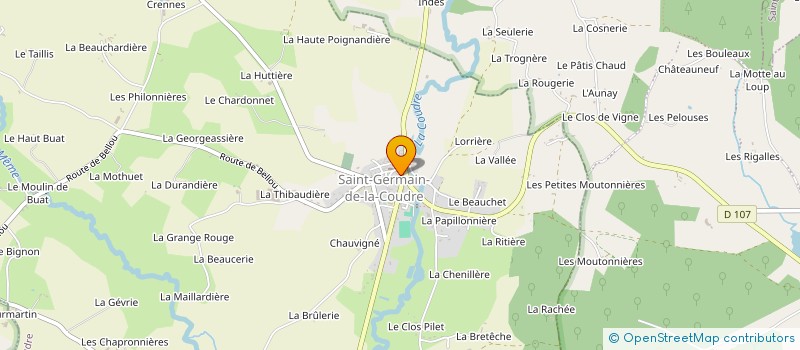 localisation de l'entreprise NOVO BAT à SAINT-GERMAIN-DE-LA-COUDRE