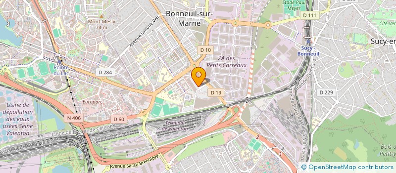 localisation de l'entreprise NOVO BONNEUIL à BONNEUIL-SUR-MARNE