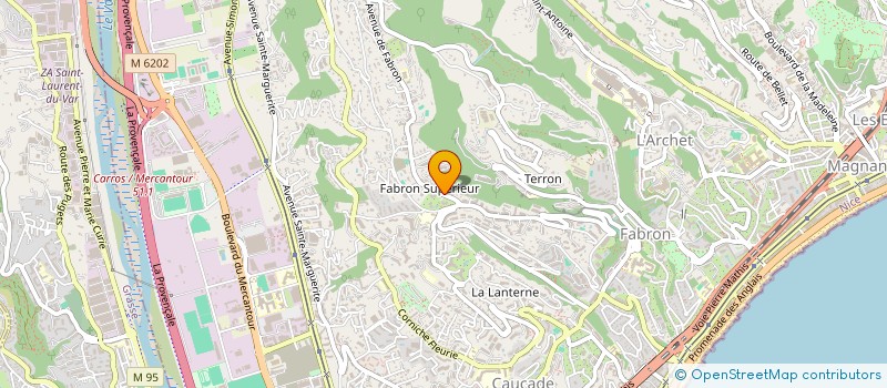 localisation de l'entreprise NOVO VERDE à NICE
