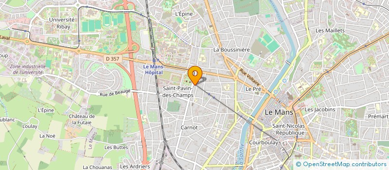 localisation de l'entreprise NOVO VMDC  LE MANS