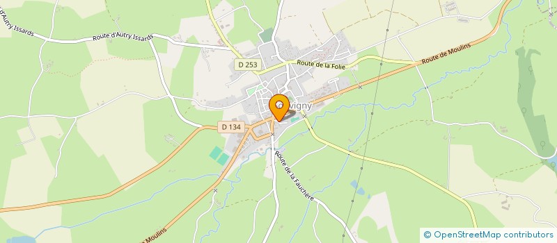 localisation de l'entreprise NOVOBATI à SOUVIGNY