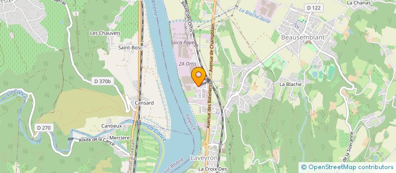 localisation de l'entreprise NOVOCERAM PRODUITS CERAMIQUES  LAVEYRON