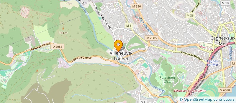 localisation de l'entreprise NOVOLINK  VILLENEUVE-LOUBET