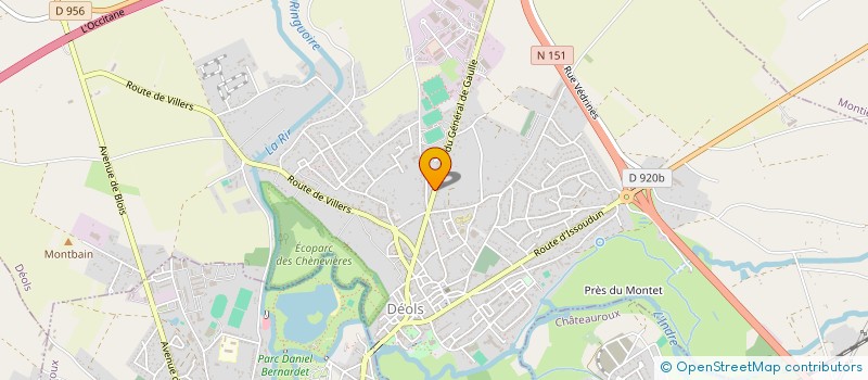 localisation de l'entreprise NOVOLIVE à DEOLS