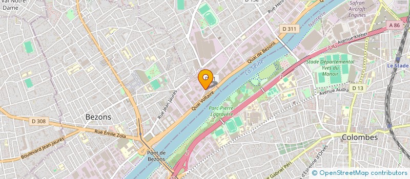 localisation de l'entreprise NOVOLOG à BEZONS