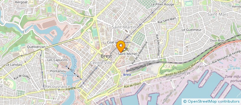 localisation de l'entreprise NOVOM à BREST