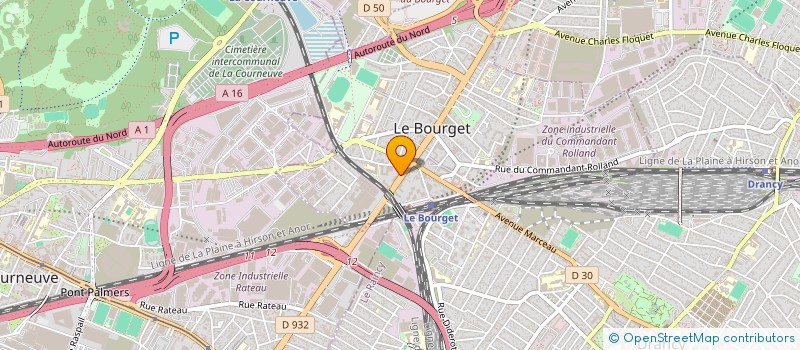 localisation de l'entreprise NOVONET CITY à LE BOURGET