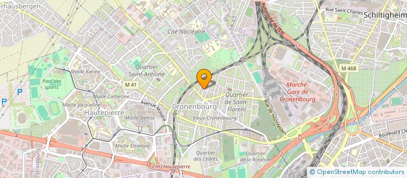 localisation de l'entreprise NOVOPLATRE à STRASBOURG