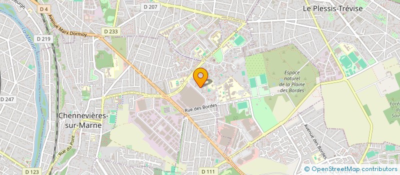 localisation de l'entreprise NOVOSIGN à CHENNEVIERES-SUR-MARNE