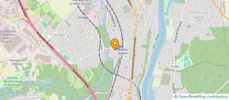 localisation de l'entreprise NOVOSTYLE à CORBEIL-ESSONNES