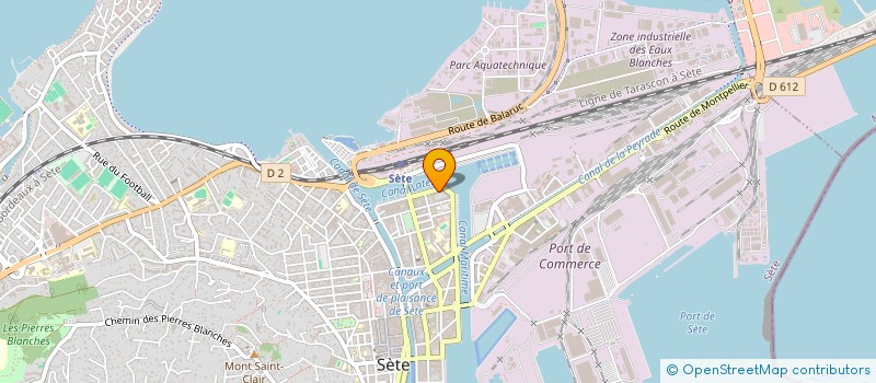 localisation de l'entreprise NOVOTECK à SETE