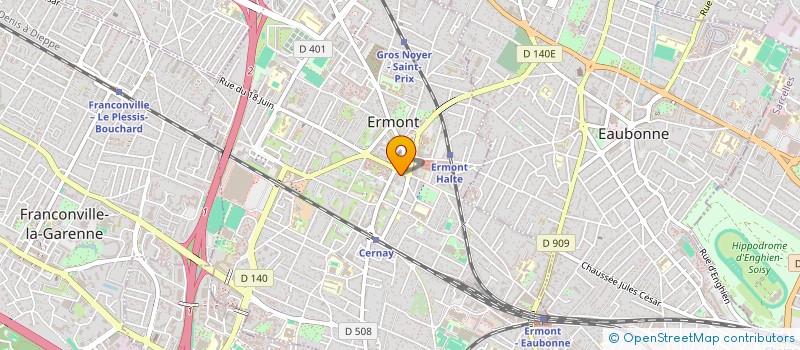 localisation de l'entreprise NOVOTEX TRADING  ERMONT