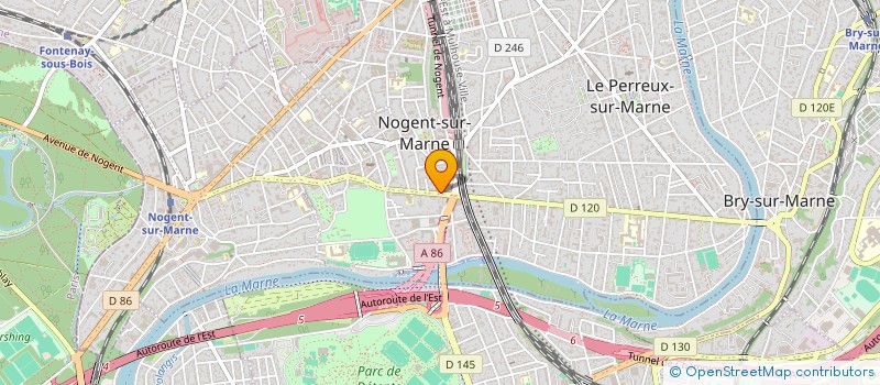 localisation de l'entreprise NOVREA à NOGENT-SUR-MARNE
