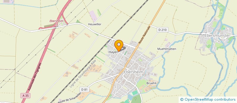 localisation de l'entreprise NOVTECH  EBERSHEIM