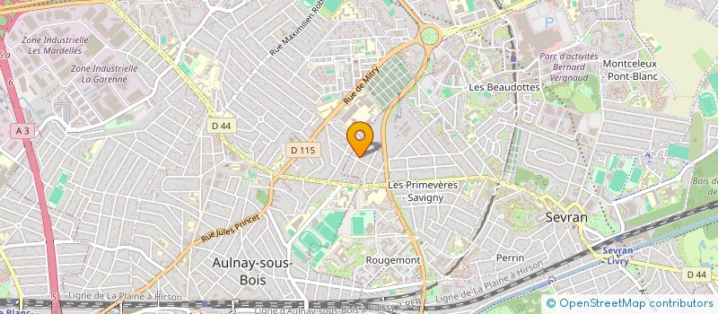 localisation de l'entreprise NOVUM à SEVRAN