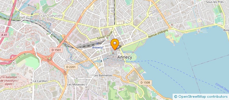 localisation de l'entreprise NOVUS DIFFUSION à ANNECY
