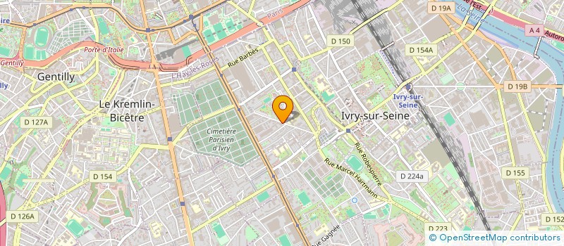 localisation de l'entreprise NOVUS INFORMATIQUE à IVRY-SUR-SEINE