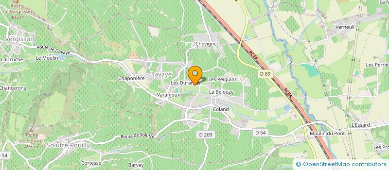 localisation de l'entreprise NOVVAM  DAVAYE