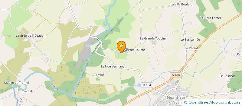localisation de l'entreprise NOVY à NEANT-SUR-YVEL