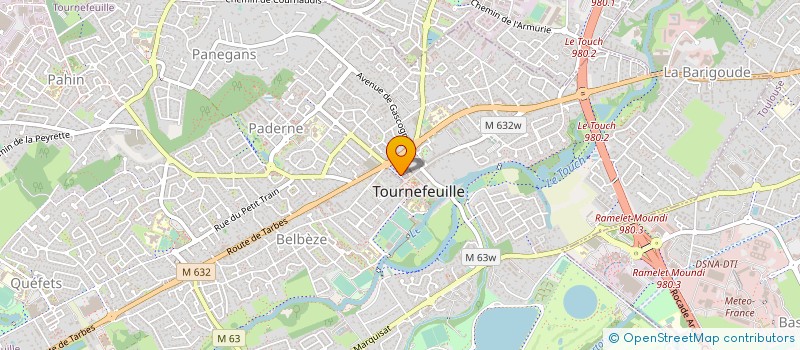 localisation de l'entreprise NOVYPARTS à TOURNEFEUILLE