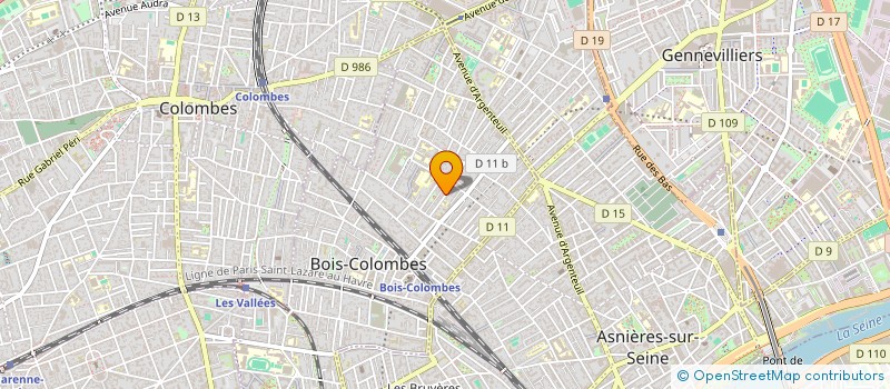 localisation de l'entreprise NOW à BOIS-COLOMBES