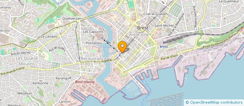 localisation de l'entreprise NOW BODY à BREST