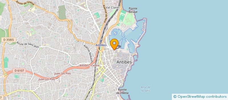 localisation de l'entreprise NOW INVEST à ANTIBES