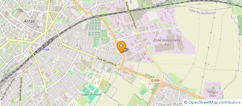 localisation de l'entreprise NOW MDB à ARRAS