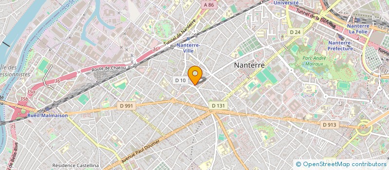 localisation de l'entreprise NOWADAYS RH  NANTERRE