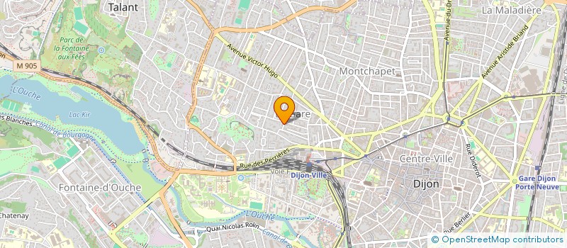 localisation de l'entreprise NOWAK CLEMENT SARL  DIJON