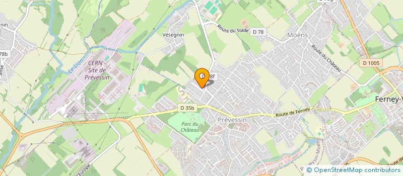 localisation de l'entreprise NOWELI  PREVESSIN-MOENS