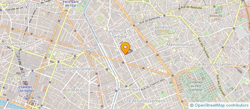 localisation de l'entreprise NOWHERE S.C.I  PARIS