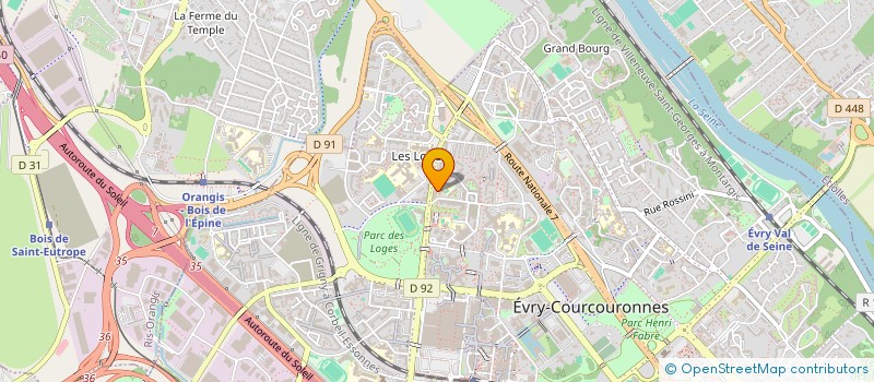 localisation de l'entreprise NOWLI TARANDI - FRERES DU PARTAGE  EVRY-COURCOURONNES