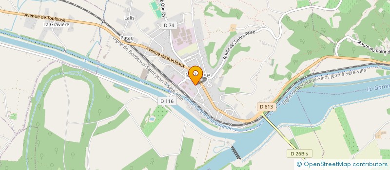 localisation de l'entreprise NOWLINE  MALAUSE