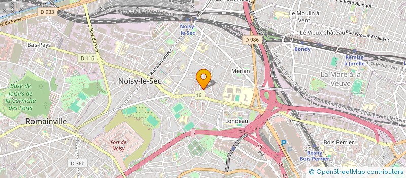 localisation de l'entreprise NOWOTARSKI à NOISY-LE-SEC