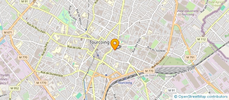 localisation de l'entreprise NOWOTEX à TOURCOING