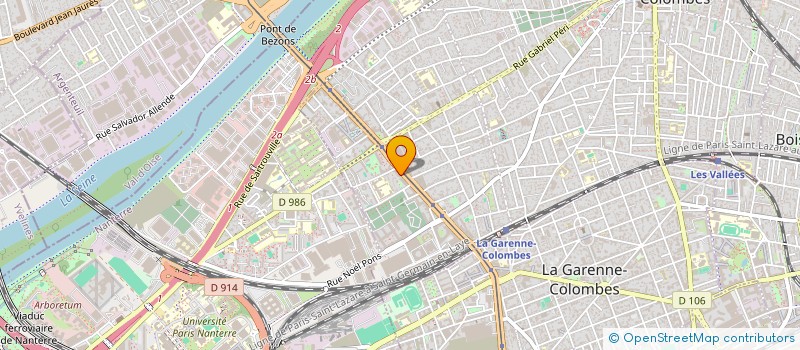 localisation de l'entreprise NOWSERVE SUD OUEST à COLOMBES