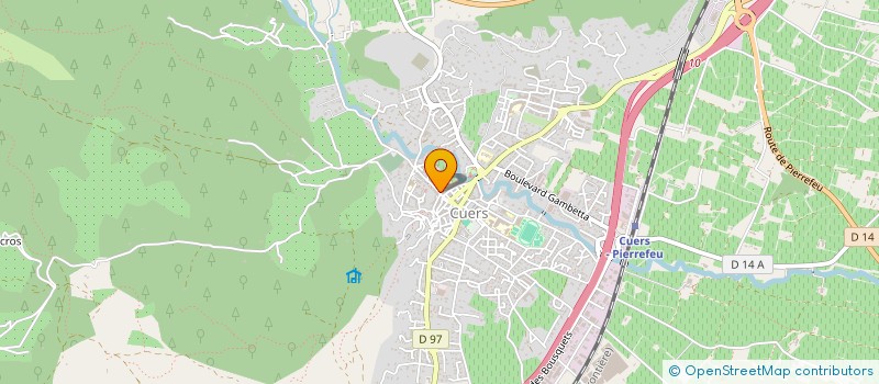 localisation de l'entreprise NOX à CUERS
