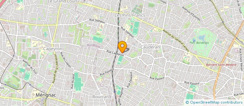 localisation de l'entreprise NOX  BORDEAUX