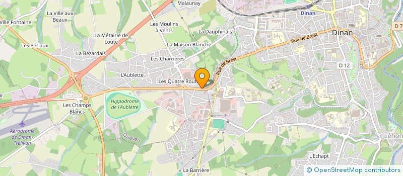 localisation de l'entreprise NOX  DINAN