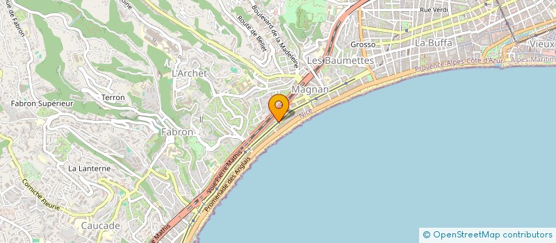 localisation de l'entreprise NOX.ACT à NICE