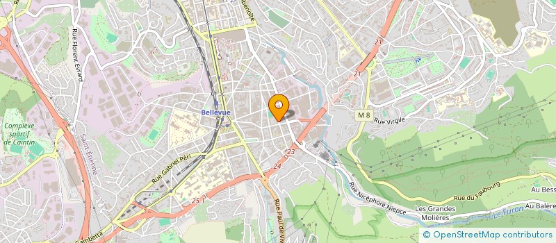 localisation de l'entreprise NOX ELEC à SAINT-ETIENNE