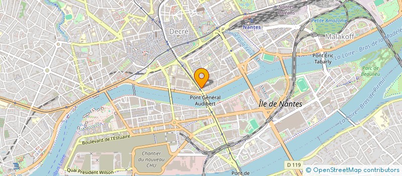 localisation de l'entreprise NOX-LUX à NANTES