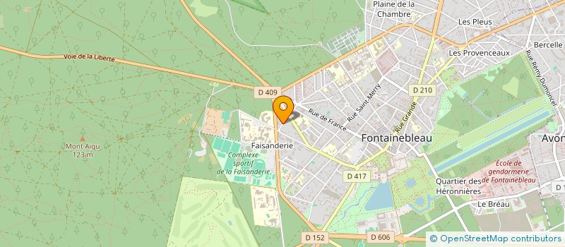 localisation de l'entreprise NOXAN  FONTAINEBLEAU