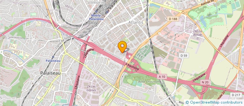 localisation de l'entreprise NOXANT à PALAISEAU