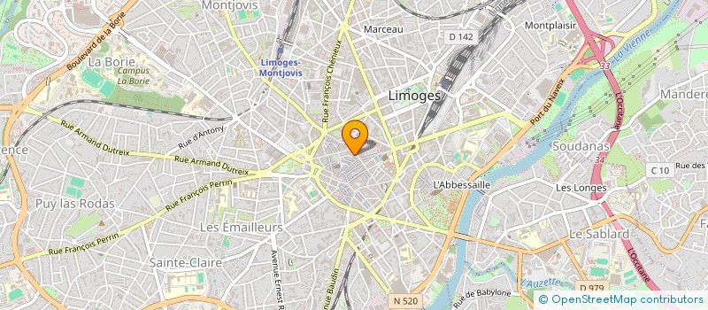 localisation de l'entreprise NOXEN PILS à LIMOGES